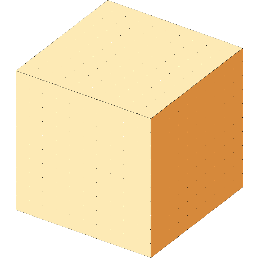 Cartesian grid on a rectangular surface